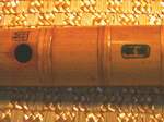 Detail shakuhachi